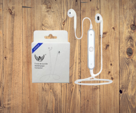  - Fones - branco - Central - unidade    Cod. FONE DE OUVIDO S6